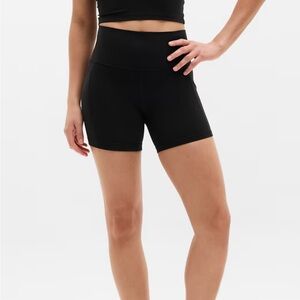5” black bike shorts Athleta